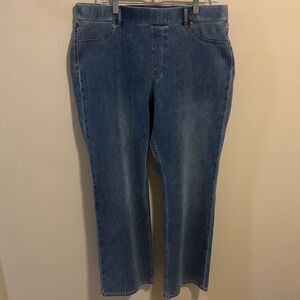 Soft Surroundings size xl Ultimate Denim Pull On Bootcut Jeans